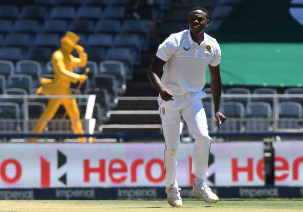 Kagiso Rabada of South Africa during day 1 of the 2nd Betway WTC Test match between South Africa and India at Imperial Wanderers Stadium on January...