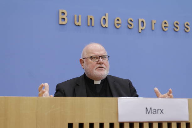 Kardinal Reinhard Marx, Vorsitzender der Deutschen Bischofskonferenz, Deutschland, Berlin, Bundespressekonferenz, Thema: Aktuelle Fragen zur...