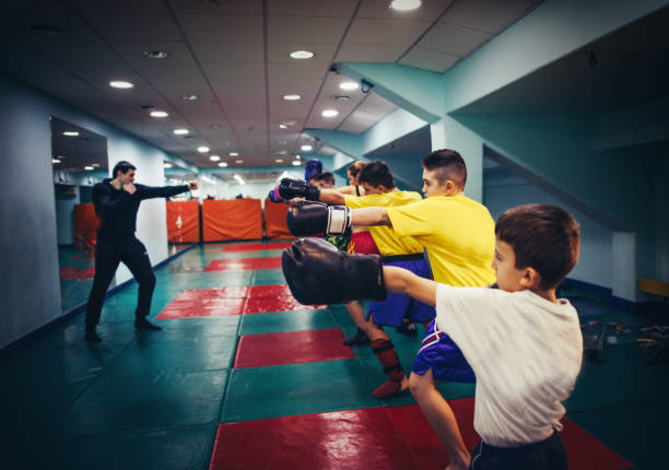 entrenamiento de Kickboxing para niños