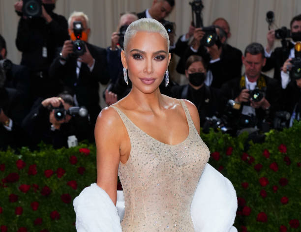 Kim Kardashian attends The 2022 Met Gala Celebrating "In America: An Anthology of Fashion" at The Metropolitan Museum of Art on May 02, 2022 in New...