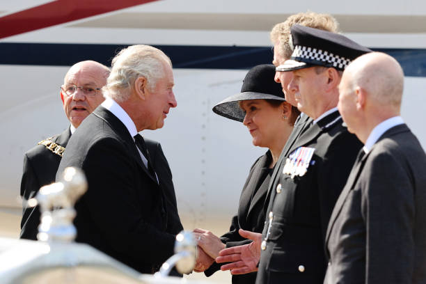 GBR: King Charles III And The Queen Consort Arrive In Scotland