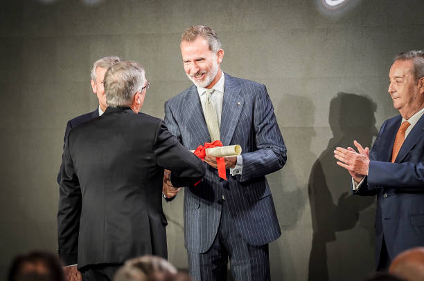 ESP: King Felipe Delivers "Fernandez Latorre" Awards In A Coruña