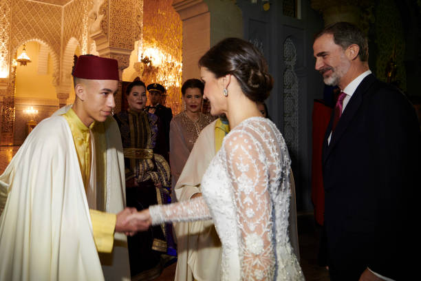 king-felipe-vi-of-spain-prince-moulay-hassan-of-morocco-and-queen-of-picture-id1129462290
