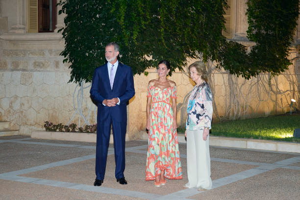 ESP: Spanish Royals Host Dinner For Authorities In Palma De Mallorca