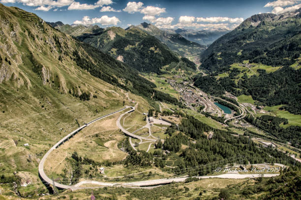 Landscape of Gotthard Pass