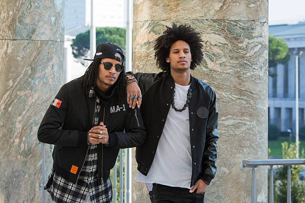 Larry (R) and Laurent (L) of the dance duo 'Les Twins' from... Pictures ...