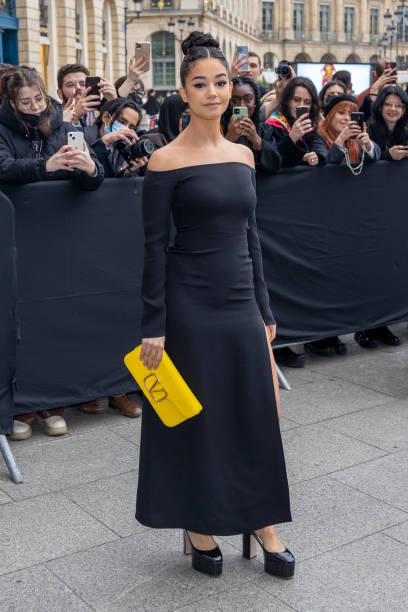 FRA: Valentino : Outside Arrivals - Paris Fashion Week - Haute Couture Spring/Summer 2022