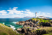 Lighthouse in Ireland Sea, Ocean, Coast, Atlantic, Cliffs, Rock, Landscape, Nature