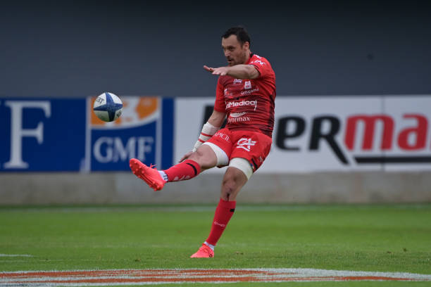 Lionel BEAUXIS of Oyonnax during the play-off match Pro D2 between Perpignan and Oyonnax at Stade Aime Giral on May 30, 2021 in Perpignan, France. (Photo by Alexandre Dimou/Icon Sport via Getty Images)