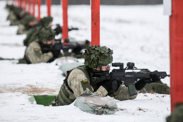 LTU: Lithuanian Army Soldiers Train In Shooting Exercises