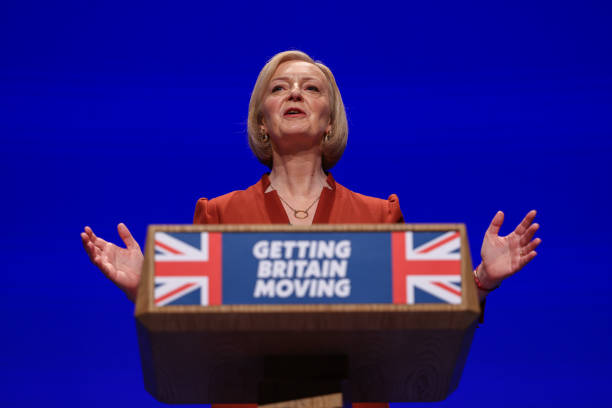 GBR: UK Prime Minister Liz Truss Delivers Keynote Speech At Conservative Party Conference