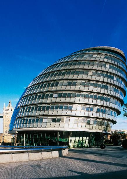 London City Hall , design by the architect Norman Foster, London, UK.