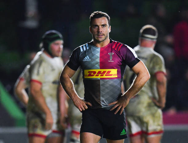 London , United Kingdom - 13 December 2019; Martin Landajo of Harlequins after his side conceded a try during the Heineken Champions Cup Pool 3 Round 4 match between Harlequins and Ulster at Twickenham Stoop in London, England. (Photo By Seb Daly/Sportsfile via Getty Images)