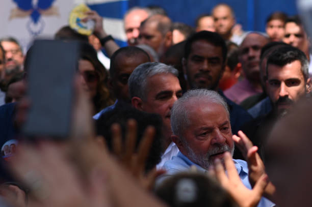 BRA: Former President Lula Holds Campaign Rally