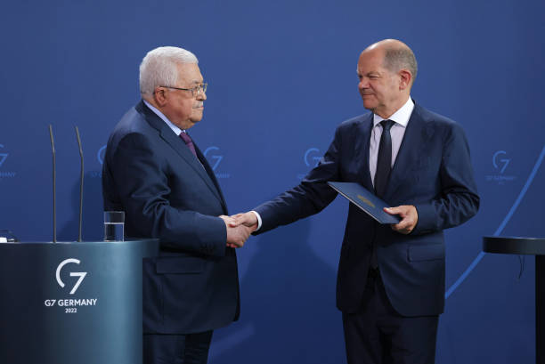 DEU: Mahmoud Abbas Meets With Olaf Scholz In Berlin