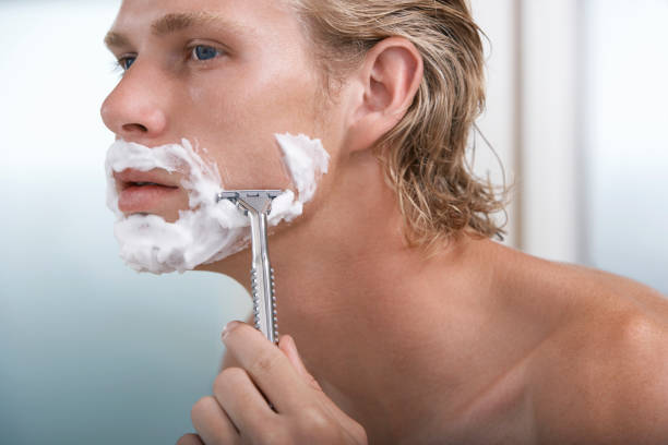 Man Shaving