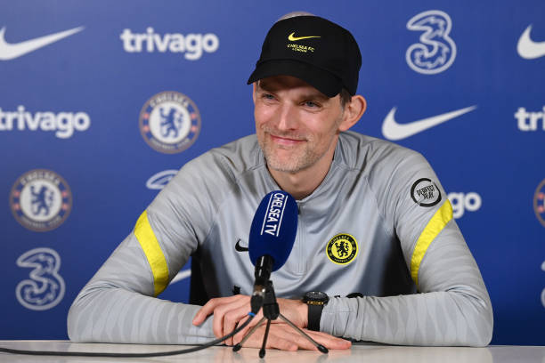 GBR: Chelsea FC Training Session & Press Conference