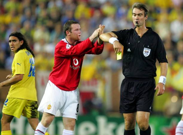 Risultati immagini per rooney villareal red card