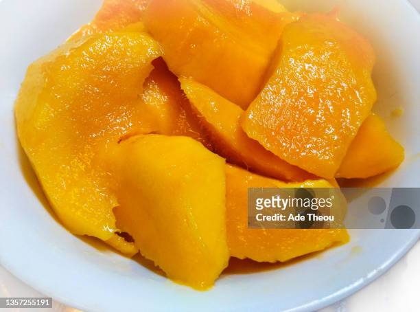 penang malaysia whole mango fruit white