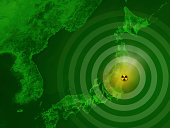 Map Japan Fukushima Nuclear Disaster