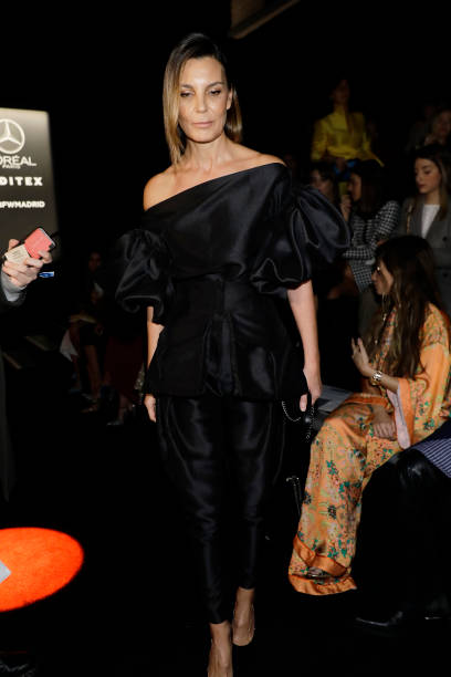 Mar Flores attends Roberto Diz fashion show during the Merecedes Benz Fashion Week Autum/Winter 202021 at Ifema on January 29 2020 in Madrid Spain