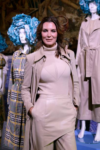 Mar Flores attends Roberto Verino's colecction presentation during Mercedes Benz Fashion Week Madrid Autumn/Winter 202021 on January 27 2020 in...