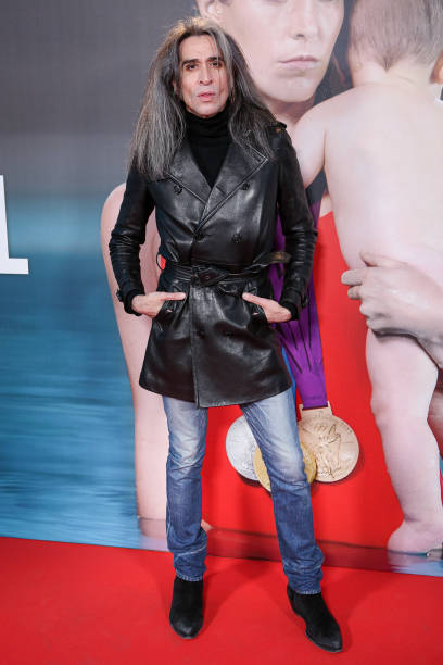 Mario Vaquerizo attends the 'Ona Carbonell: Empezar De Nuevo' premiere at Capitol Cinema on March 01, 2022 in Madrid, Spain.