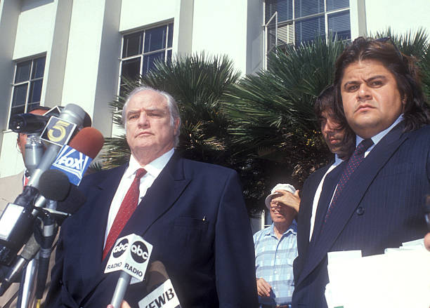 Marlon Brando Press Conference File Photos