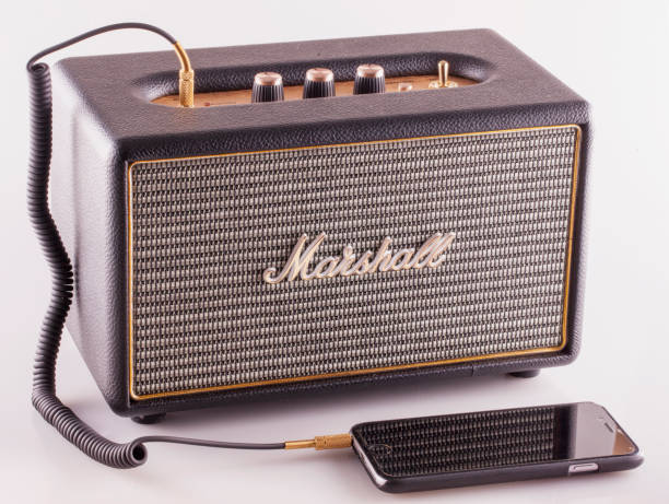 Marshall amp linked to smartphone