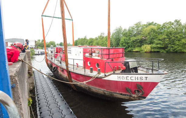 DEU: Fire-Fighting Boat "Hoechst" To Go Into The Museum