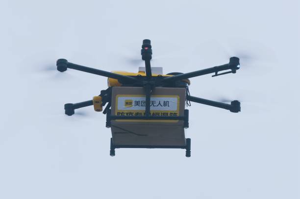 CHN: Drone Delivers Nucleic Acid Test Samples In Hangzhou