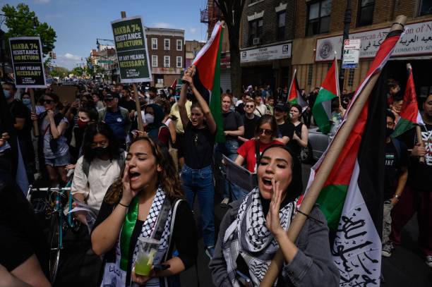 NY: Activists In NYC Protest Killing Of Palestinian Journalist Shireen Abu Akleh