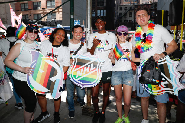 NY: NHL Celebrates Pride In NYC
