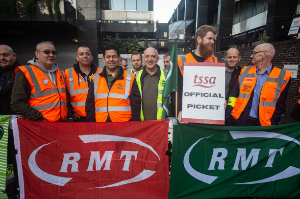 GBR: RMT/TSSA Union Members Hold Rail Strikes Across The UK