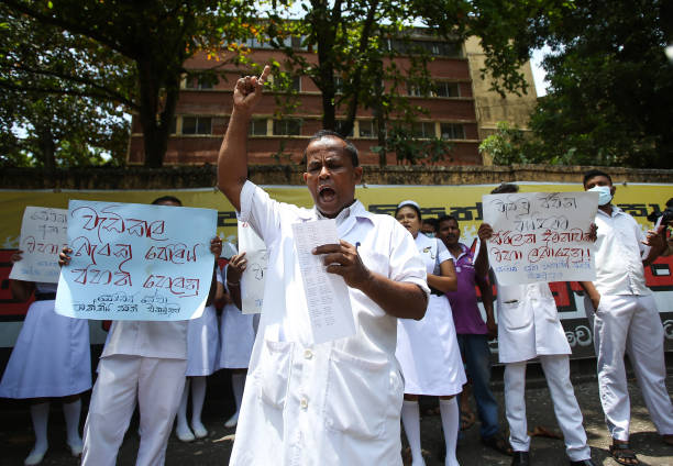 LKA: Protest In Colombo