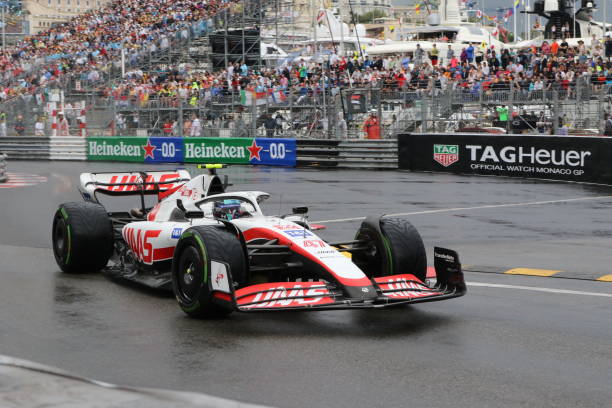 Mick Schumacher Haas F1 Team, VF-22, F065 engine during the F1 Grand Prix of Monaco on May 29, 2022 in Monte-Carlo, Monaco.