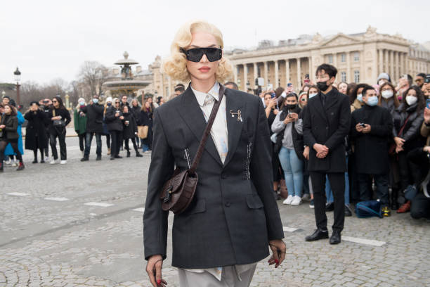FRA: Dior Homme : Outside Arrivals - Paris Fashion Week - Menswear F/W 2022-2023