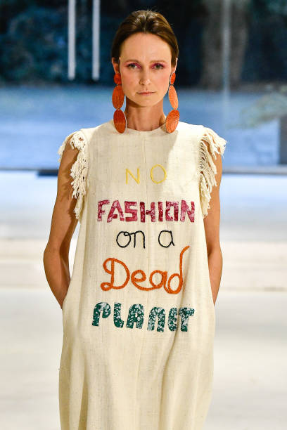 FRA: Imane Ayissi : Runway - Paris Fashion Week - Haute Couture Spring/Summer 2022