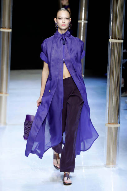 ITA: Giorgio Armani - Runway - Milan Fashion Week Womenswear Spring/Summer 2023