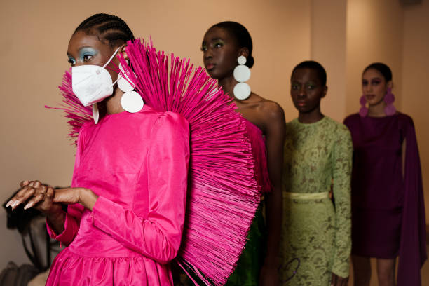 FRA: Imane Ayissi : Backstage - Paris Fashion Week - Haute Couture Spring/Summer 2022