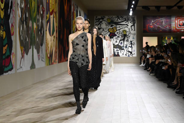 FRA: Dior : Runway - Paris Fashion Week - Haute Couture Spring/Summer 2022