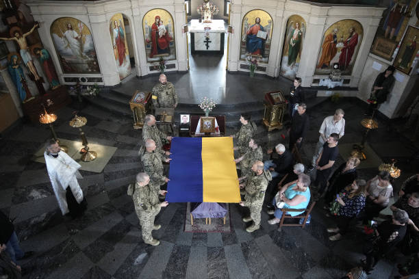 UKR: Funeral Held In Kyiv For Ukrainian Soldier Who Died In War