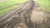 Muddy Road in the Rural arrears in Narok