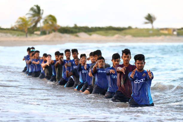 KNA: Bangladesh Beach Training - ICC U19 Men's Cricket World Cup West Indies 2022