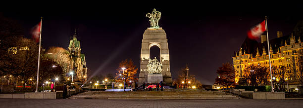 National War Memorial on Remembrance Day