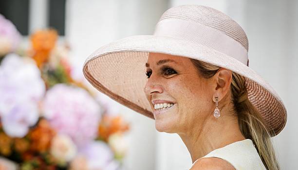 Netherland's Queen Maxima is pictured during the opening of the ...