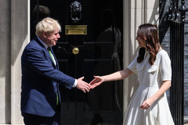 GBR: Boris Johnson Hosts New Zealand Prime Minister Jacinda Ardern