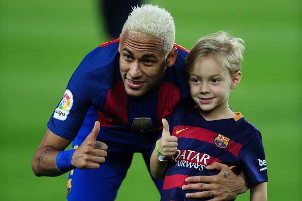  Neymar s son joins Barcelona football school FCB Escola