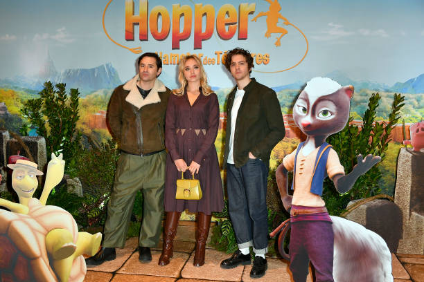 FRA: "Hopper Et Le Hamster Des Tenebres" Photocall At Gaumont Marignan