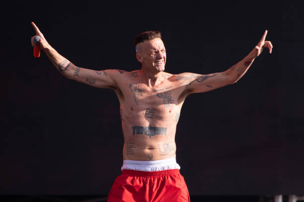 ninja of die antwoord performs onstage during day 2 of download 2019 picture